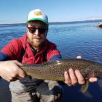 Fly fishing in iceland