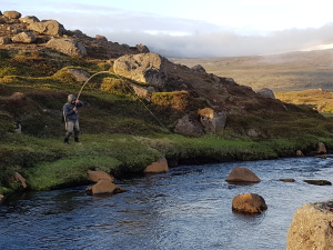 Fly fishing in Iceland